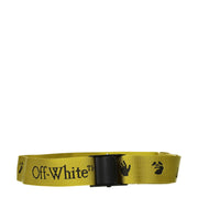 Off-White Industrial Belt Gialla in Tessuto con Chiusura a Clip