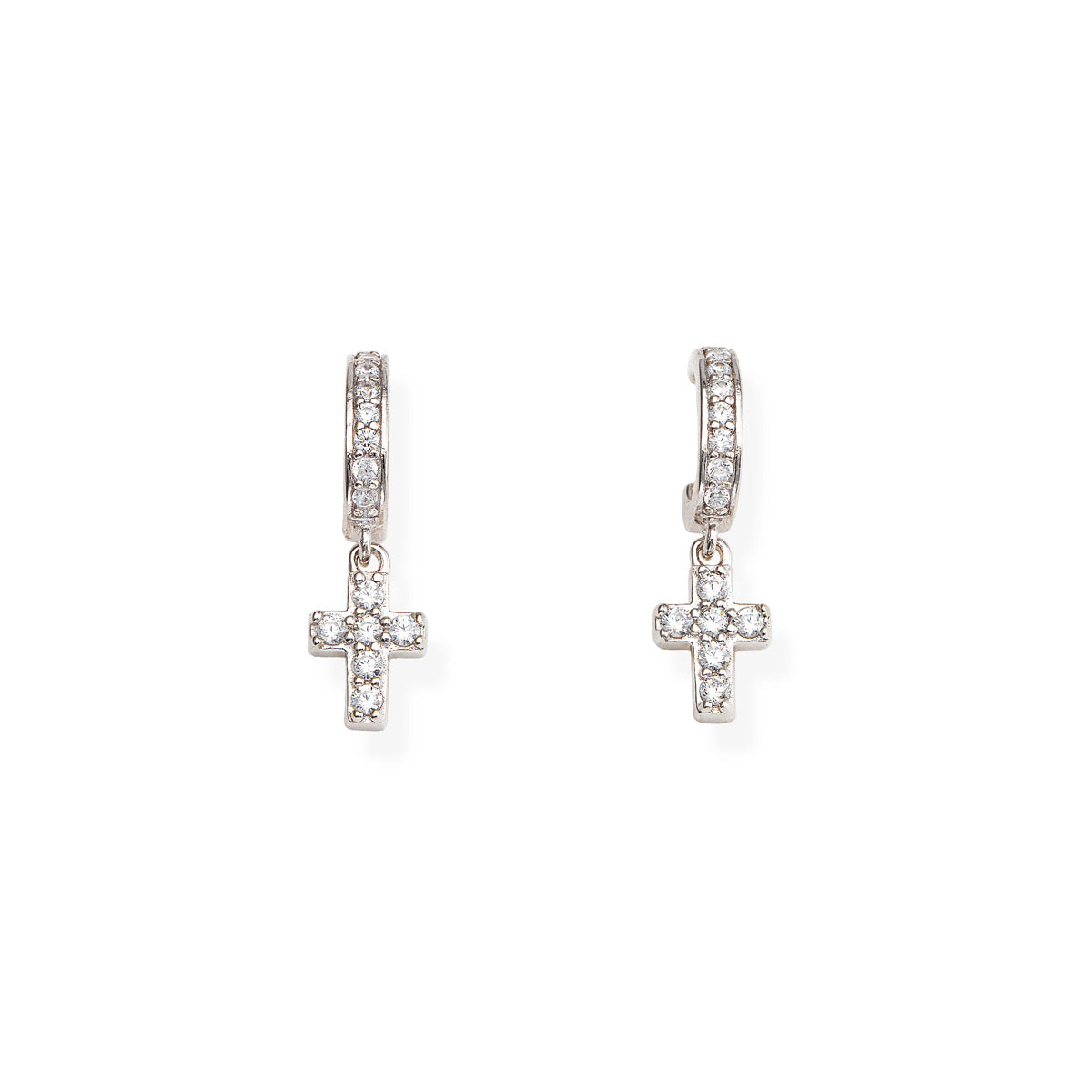 Amen women's earrings with EBCBB crosses