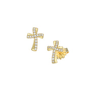 Amen women's earrings with ECROGBZ crosses
