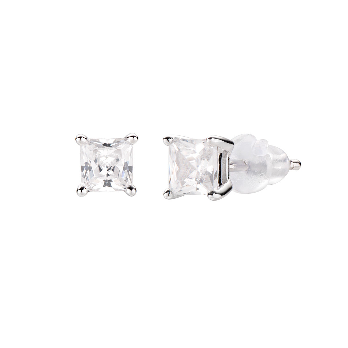 Amen women's earrings diamonds forever ELPQ40BB