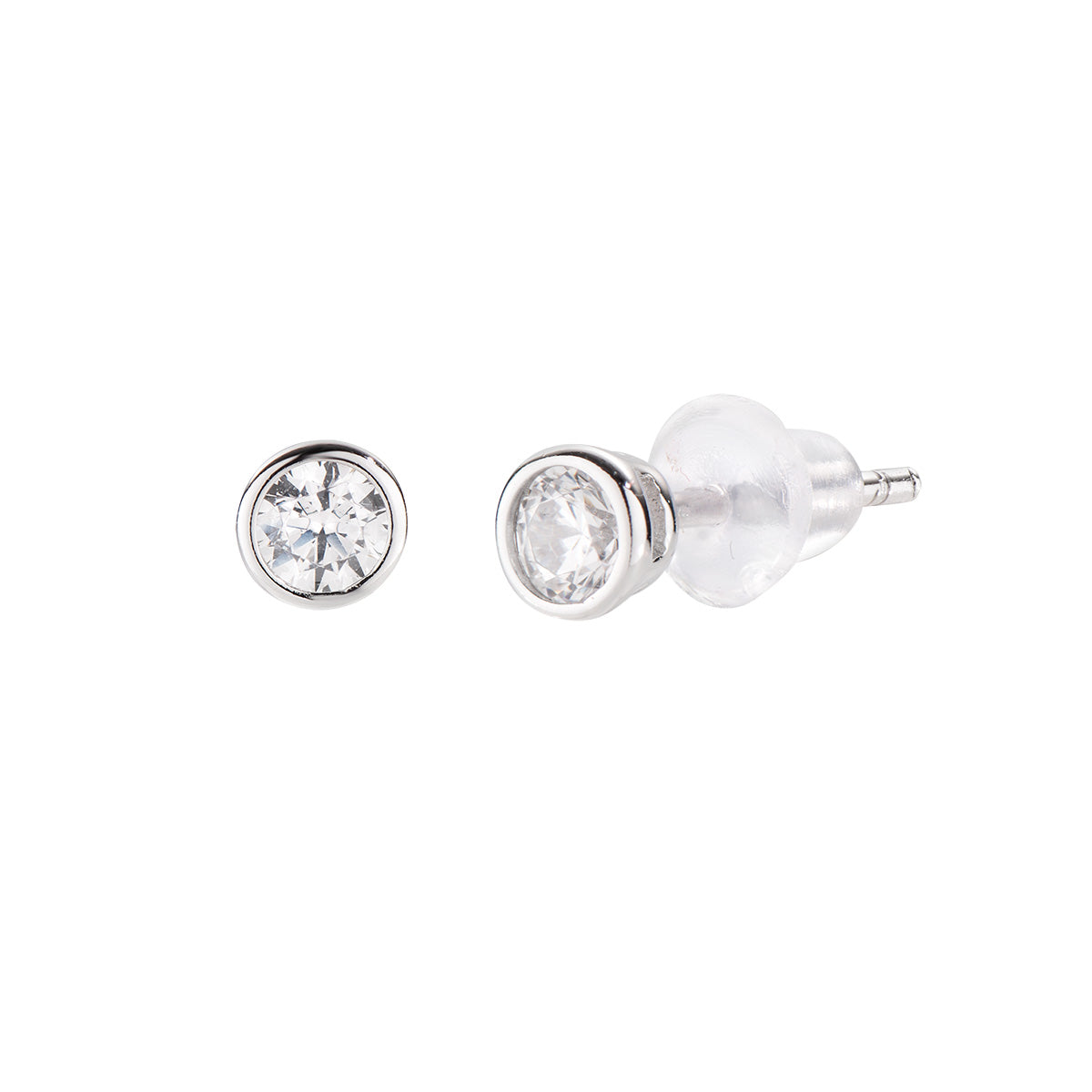 Amen women's earrings diamonds forever ELPT30BB