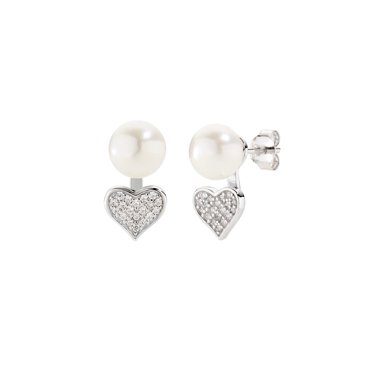 Amen Women's Pearl Earrings EHPEBBBZ1
