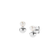 Amen Women's Pearl Earrings ORPEPEBB3