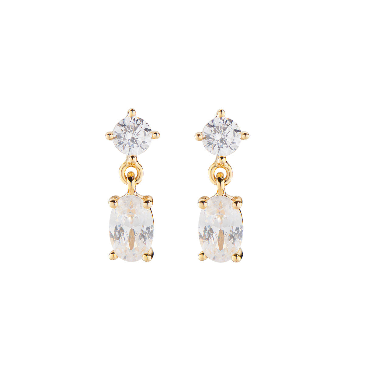 Amen women's princess earrings EOVGB