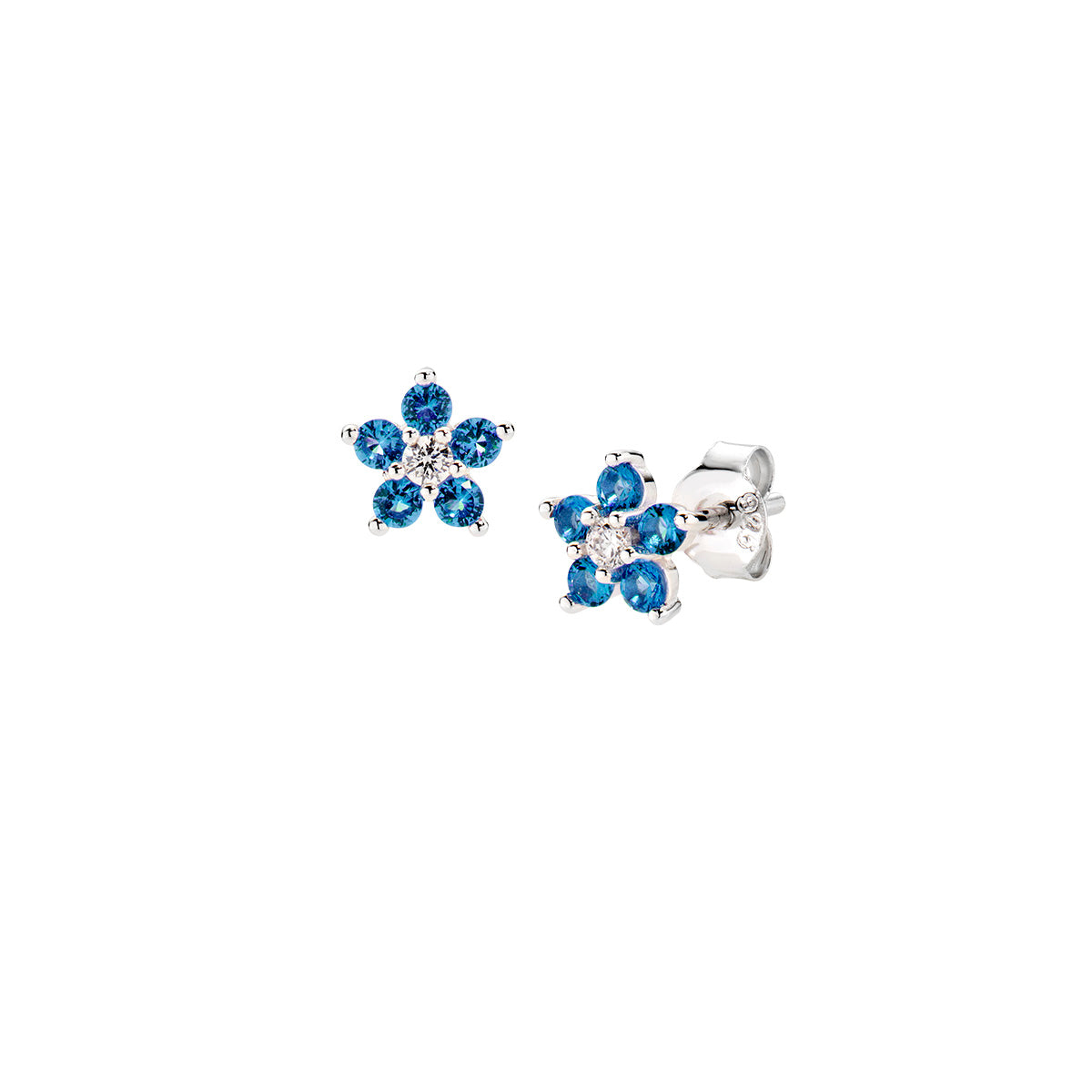 Amen Women's Rainbow Earrings ESTEBLBB