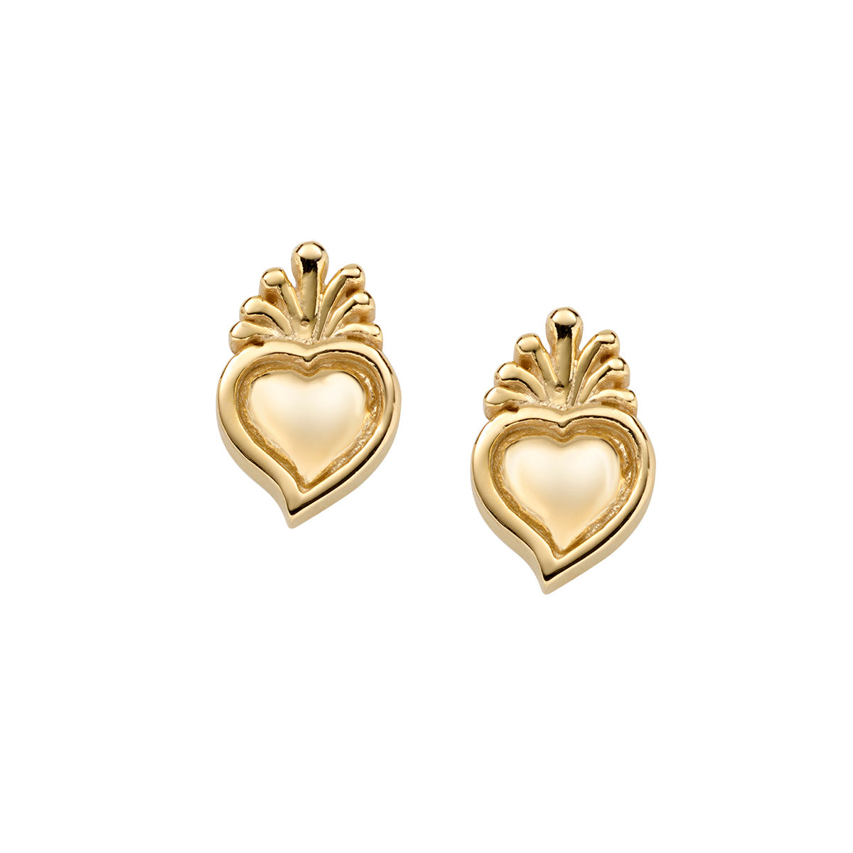 Amen Women's Sacred Heart Earrings ORSCG3