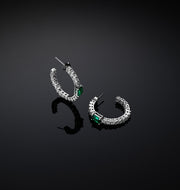 CHIARA FERRAGNI EMERALD EARRINGS FOR WOMEN J19AWJ14