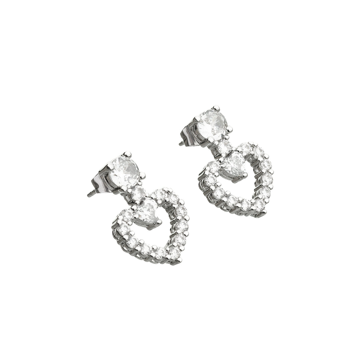 CHIARA FERRAGNI INFINITY LOVE EARRINGS FOR WOMEN J19AVG09