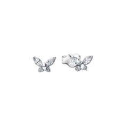 Orecchini Pendenti Cuore Pavé Rosa Pandora 294263C01