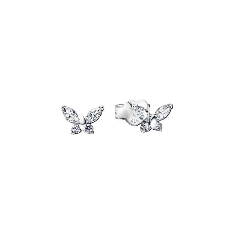 Orecchini Pendenti Cuore Pavé Rosa Pandora 294263C01