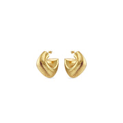 Orecchini Pendenti Logo Tondo Cristalli Guess Oro Giallo JUBE05333JWYGT-U (Coppia)