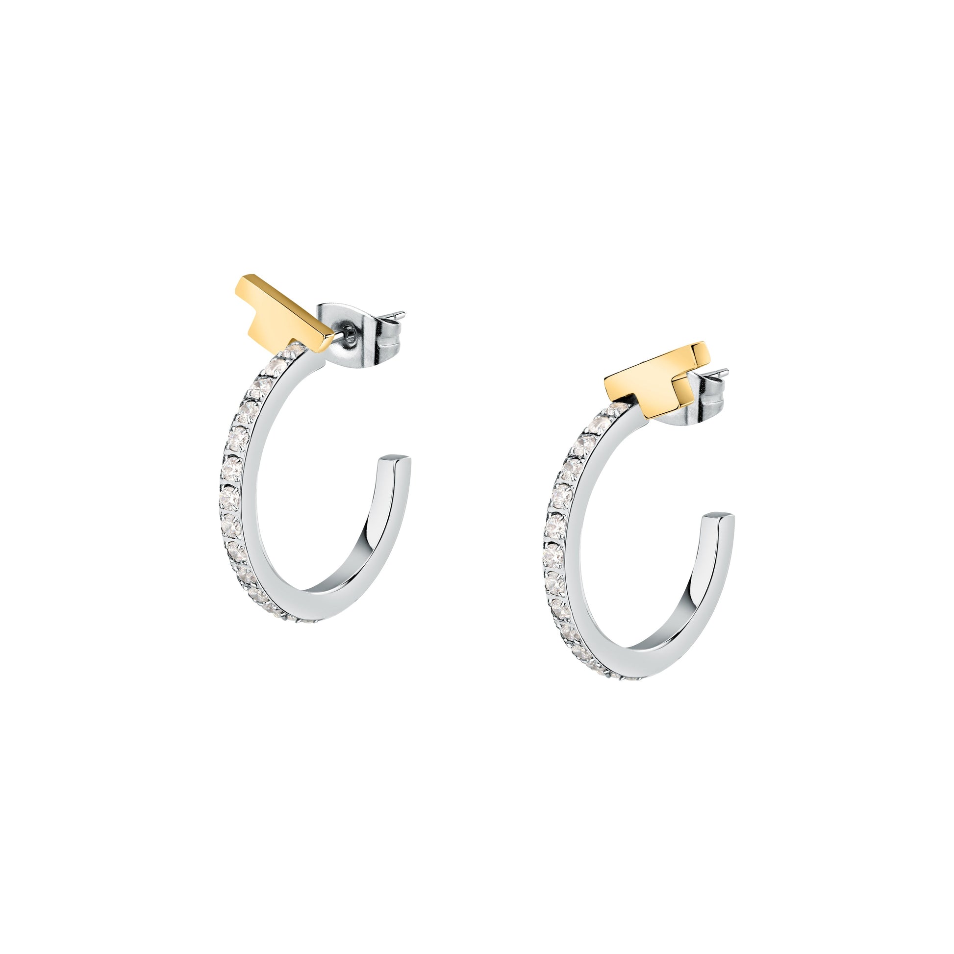 Trussardi T-Logo Tjaxc32 Women's Earrings