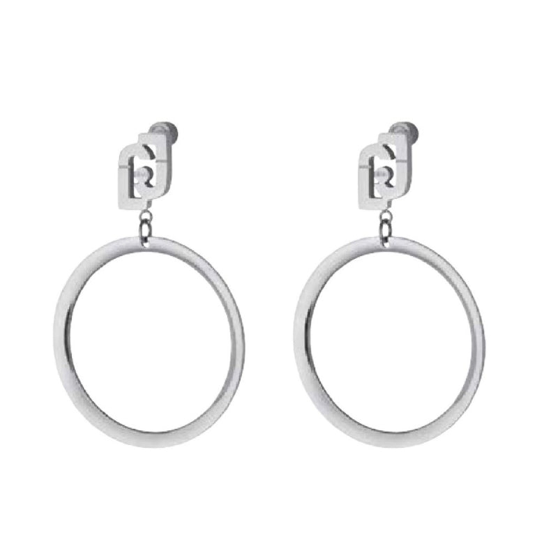 Liu Jo LJ3055 Logo Hoop Earrings (Pair)