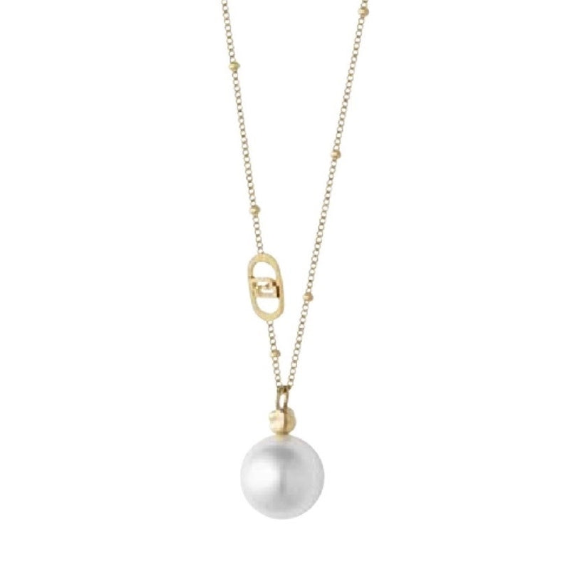 Orecchini a Cerchio Logo Cristalli Liu Jo LJ3015 (Coppia)