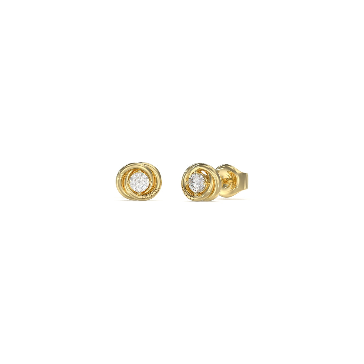 Orecchini a Lobo Cuore Cristalli Guess Oro Giallo JUBE04065JWYGT-U (Coppia)