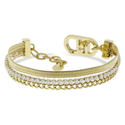 Orecchini a Lobo Cuore Cristalli Liu Jo LJ2644 (Coppia)