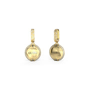 Orecchini a Lobo Cuore Pieno Guess Oro Giallo JUBE04051JWYGT-U (Coppia)