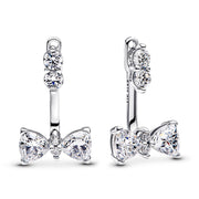 Orecchini a Lobo Cuore Solitario Pavé Rosa Pandora 293543C01