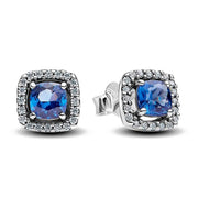 Orecchini a Lobo Cuore a Pavé Viola Pandora 293551C01