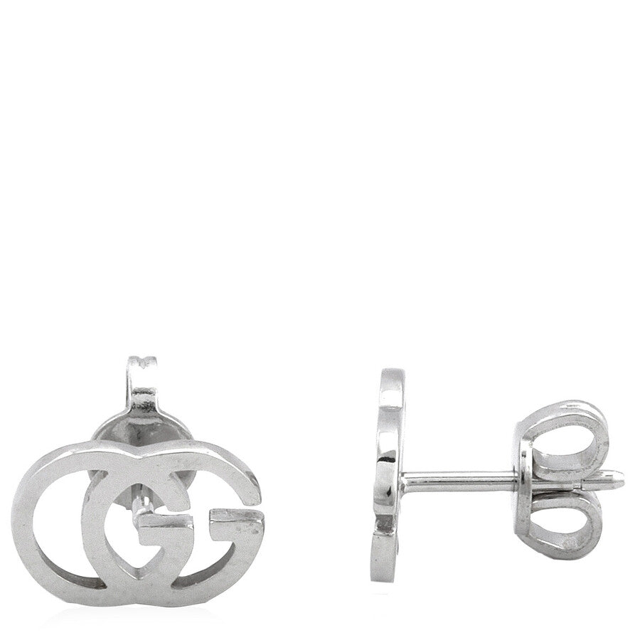Orecchini a Lobo Gucci Running G in Oro Bianco 18k YBD094074001
