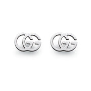 Orecchini a Lobo Gucci Running G in Oro Bianco 18k YBD094074001