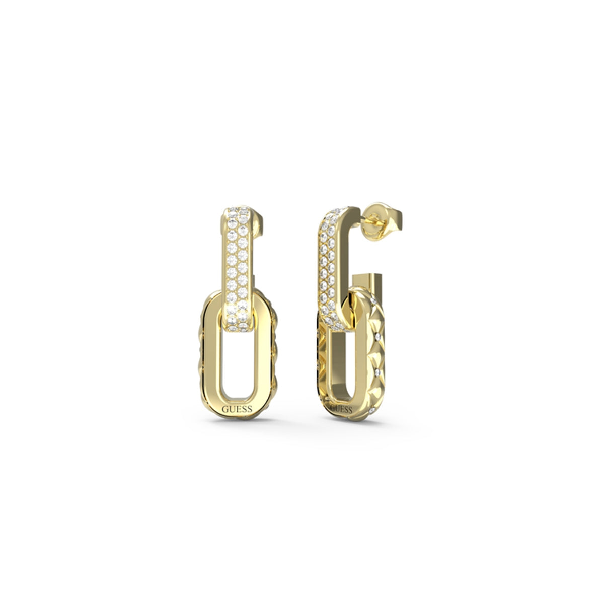 Orecchini a Lobo Stella Cristalli Guess Oro Giallo JUBE04582JWYGT-U (Coppia)