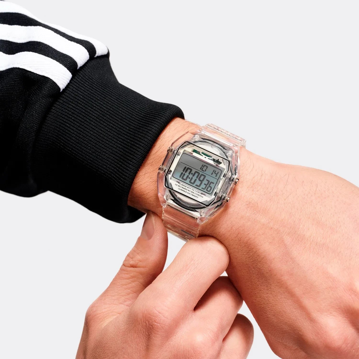 Orologio Adidas Digital Two Crystal Trasparente 36mm