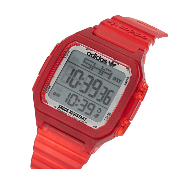 Orologio Adidas Street Digital One GMT Rosso 48mm