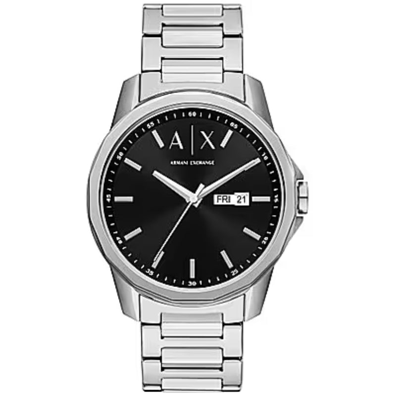 Orologio Armani Exchange AX1733 Cronografo Nero Silicone