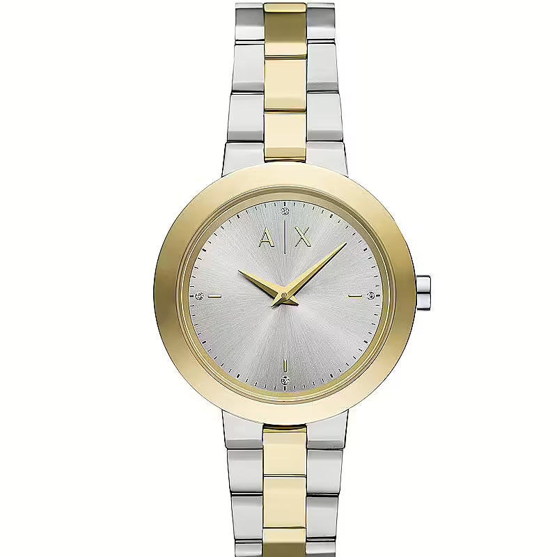 Orologio Armani Exchange AX5171 Silicone Rosa Trasparente