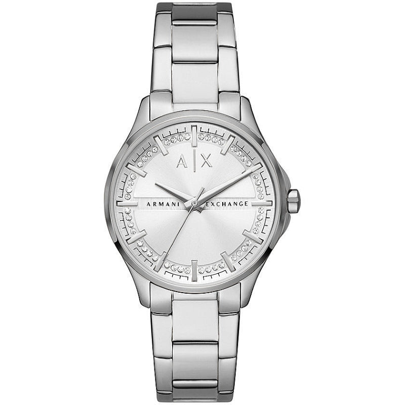 Orologio Armani Exchange AX5256 Silicone Bianco Oro Rosa