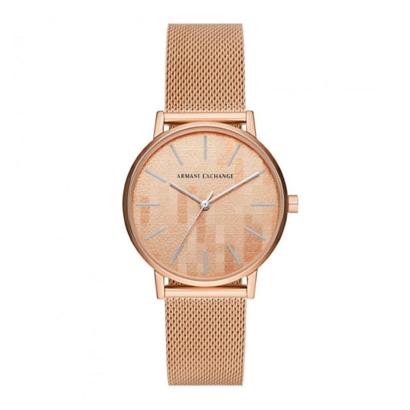 Orologio Armani Exchange AX5584 Silicone Nero e Bianco