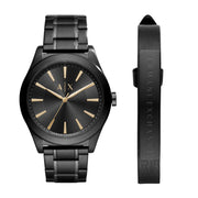 Orologio Armani Exchange AX7102 Set Regalo Cronografo Blu Acciaio