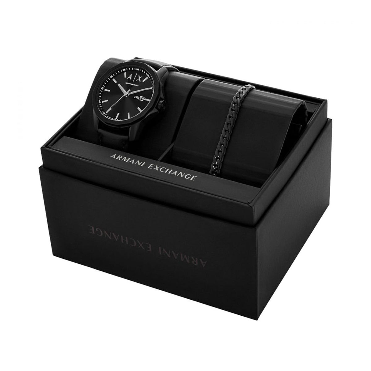 Orologio Armani Exchange AX7147SET Set Regalo Uomo Acciaio