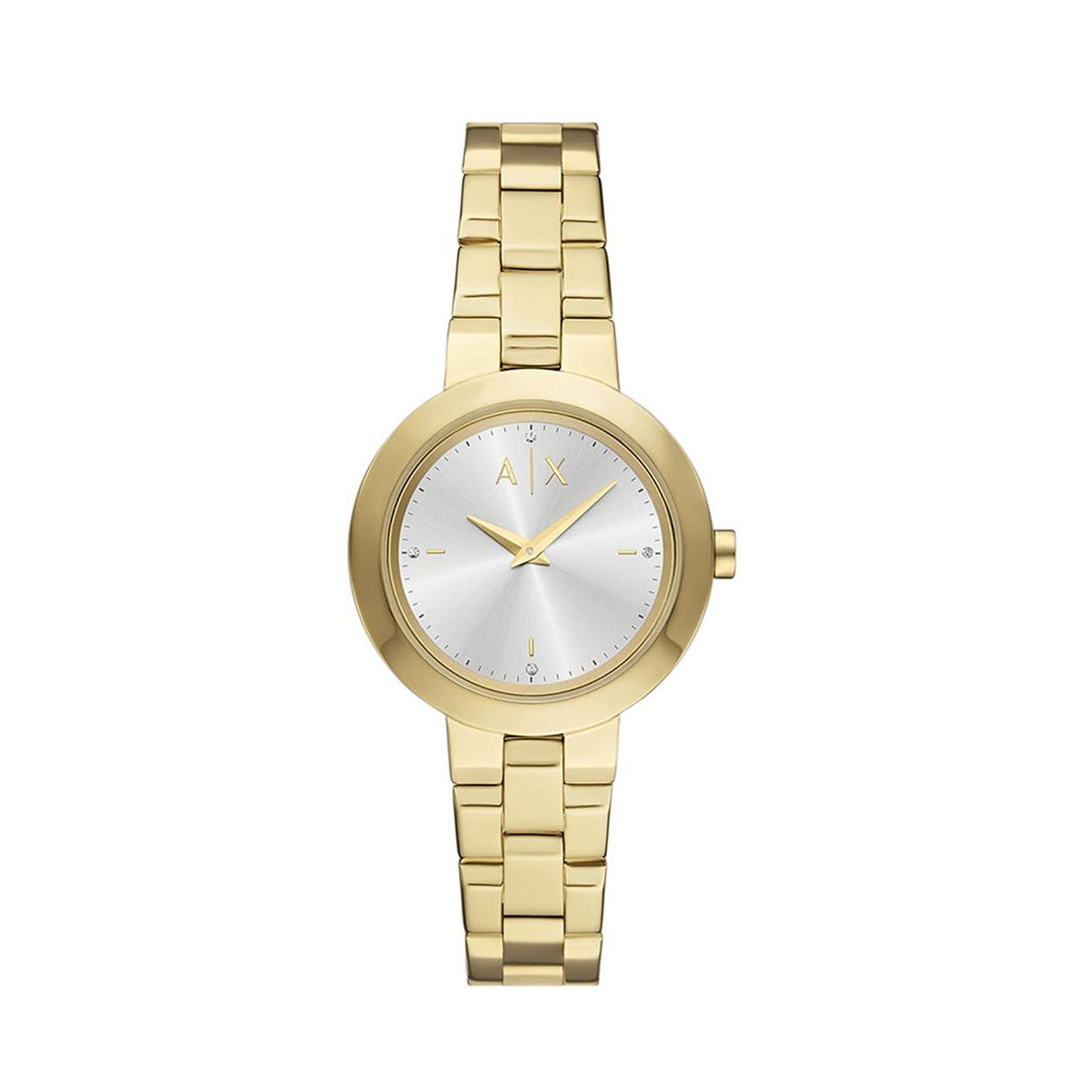 Orologio Armani Exchange Donna Analogico Acciaio Nero 36mm