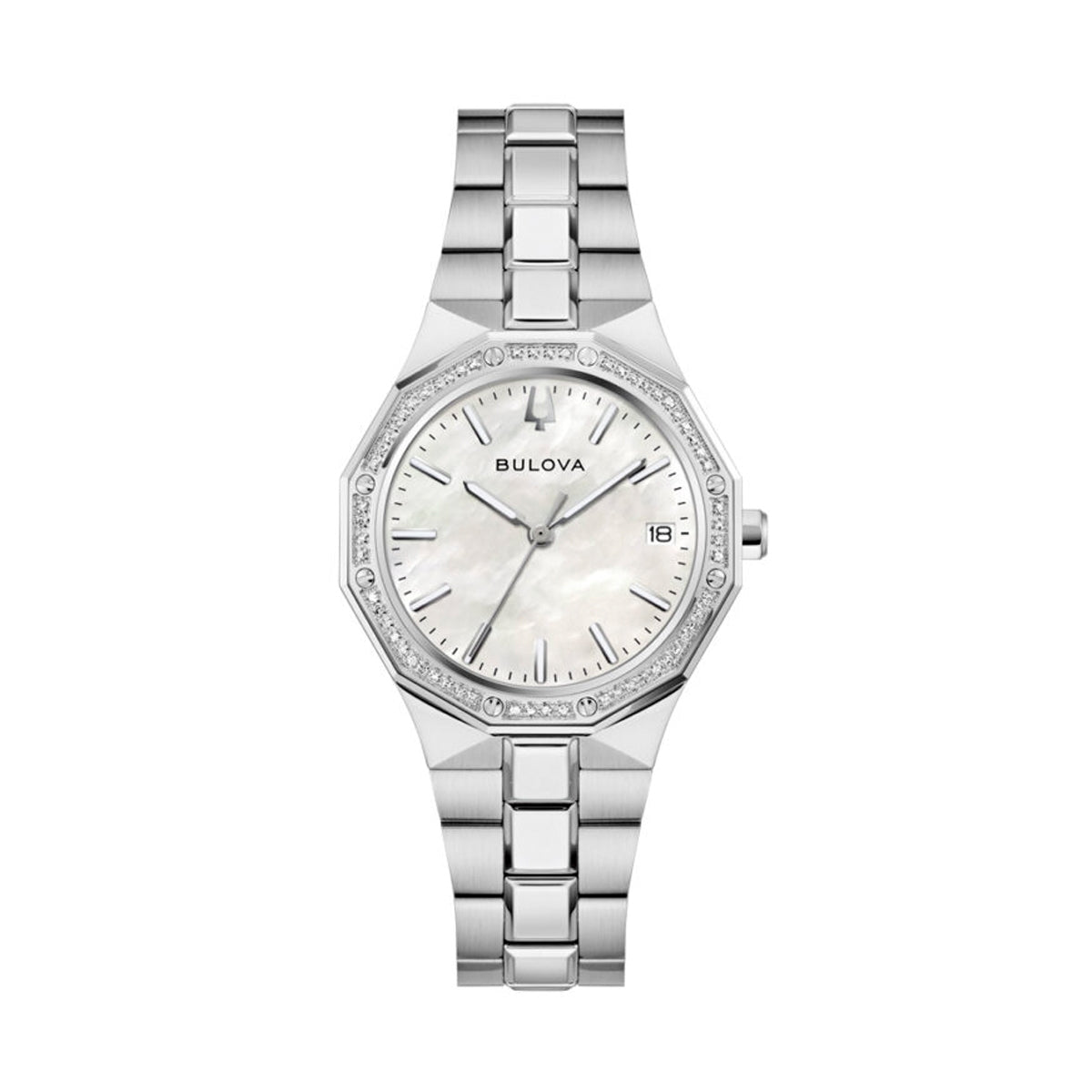 Orologio Bulova 96R255 Donna Diamanti Acciaio Oro Rosa