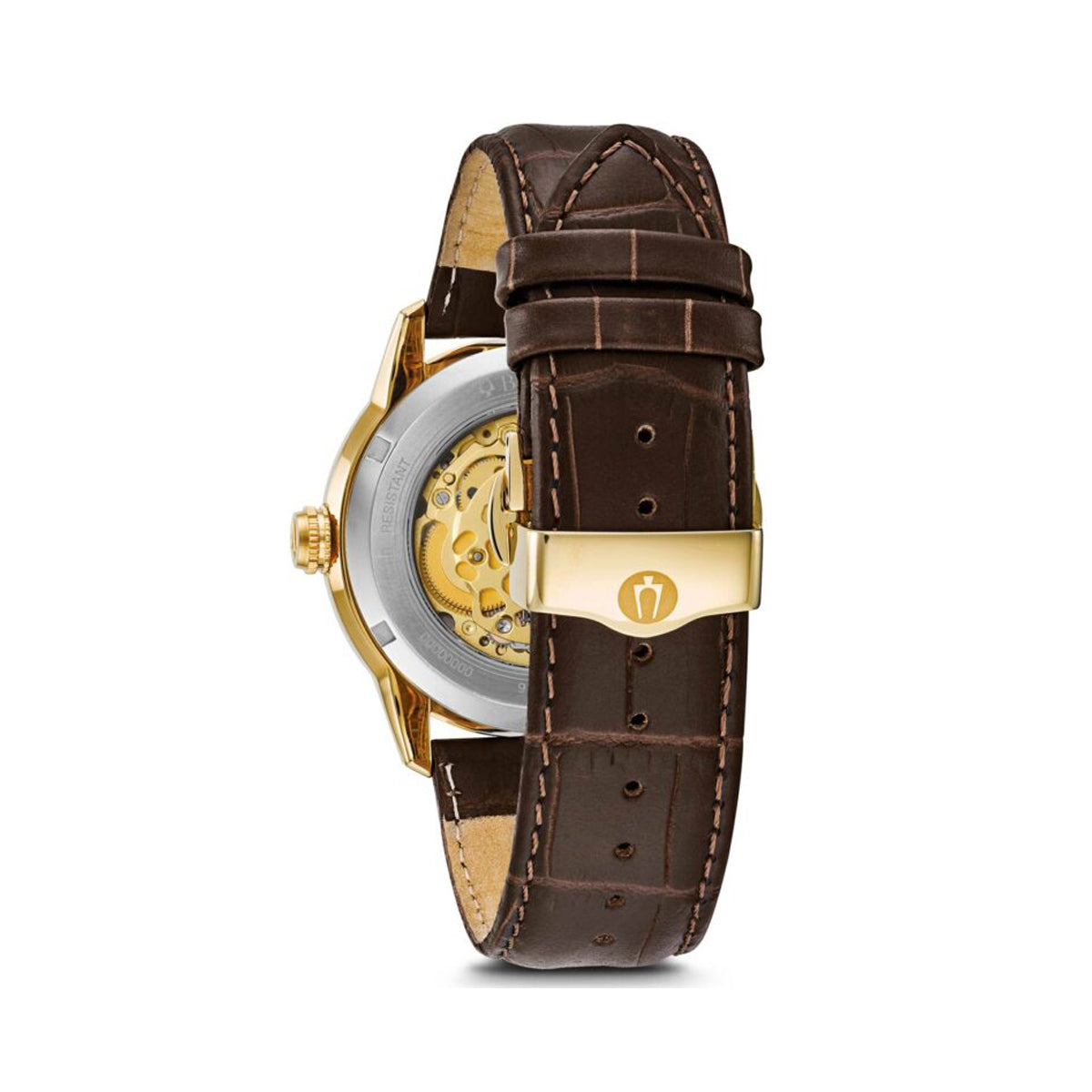 Orologio Bulova 97A138 Classico Pelle Verde Oro