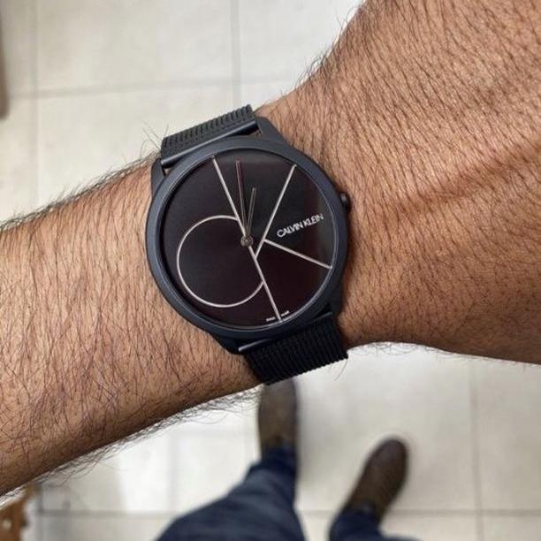 Orologio Calvin Klein K3M5T451 Minimal Acciaio Blu