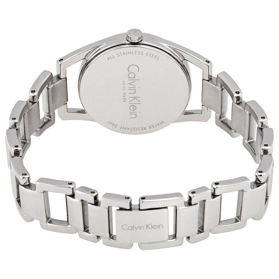 Orologio Calvin Klein K7L2314T Donna Pelle Bianca Acciaio