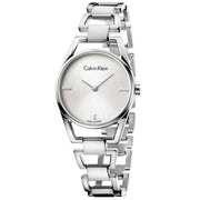 Orologio Calvin Klein K7L2314T Donna Pelle Bianca Acciaio