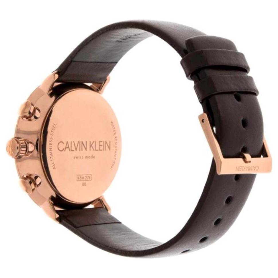 Orologio Calvin Klein K8M276G6 Cronografo Pelle Marrone