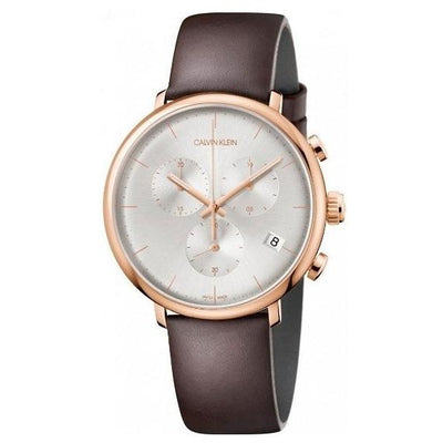 Calvin Klein K8M276G6 Chronograph Brown Leather Watch