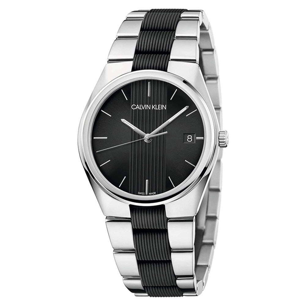 Orologio Calvin Klein K9E211B1 Minimal Acciaio Nero