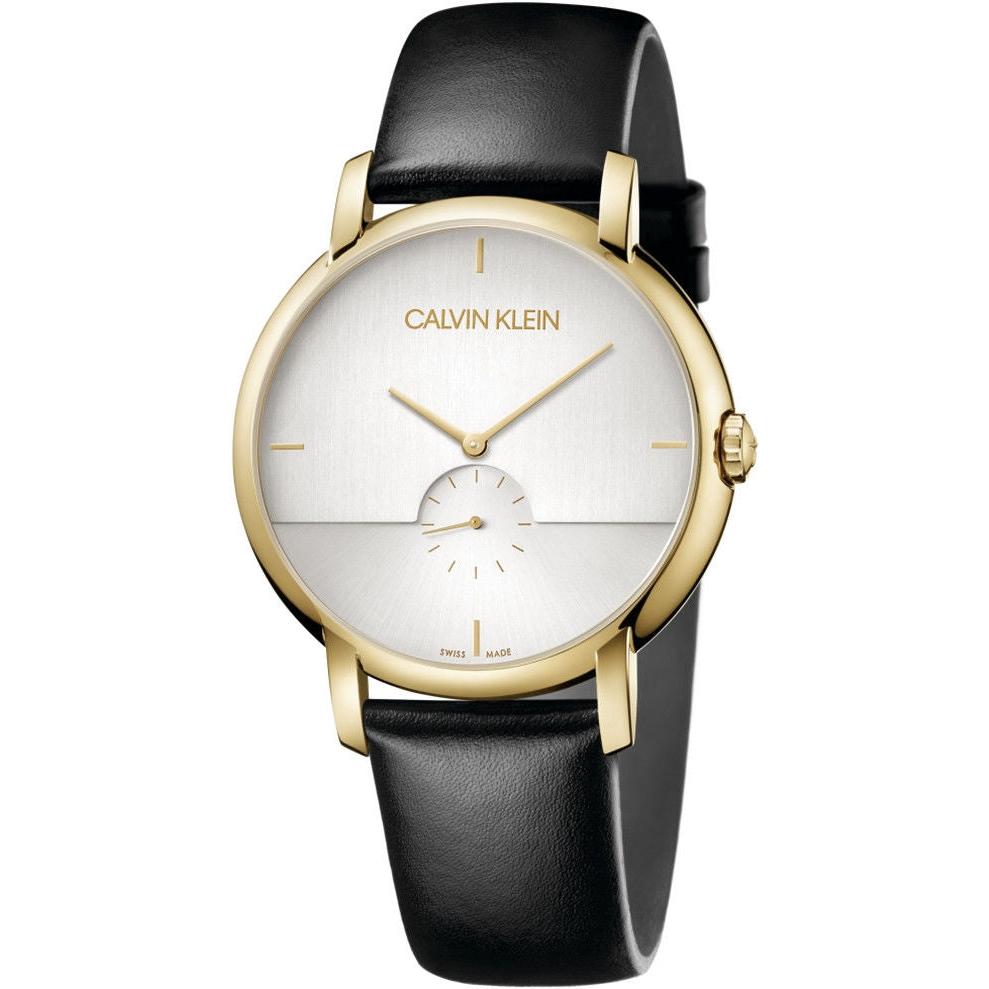 Calvin Klein K9H2X5C6 Classic Black Leather Watch