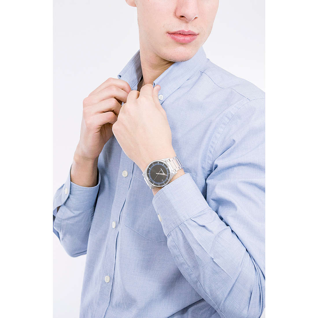 Orologio Calvin Klein KAM21141 Magnetic Mesh Argento