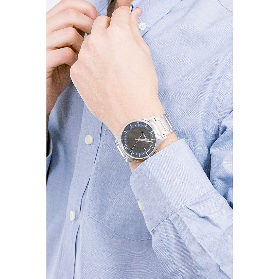 Orologio Calvin Klein KAM21141 Magnetic Mesh Argento
