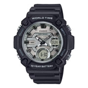 Orologio Casio AEQ-120W-7AVDF Analogico Digitale Resina Bianco