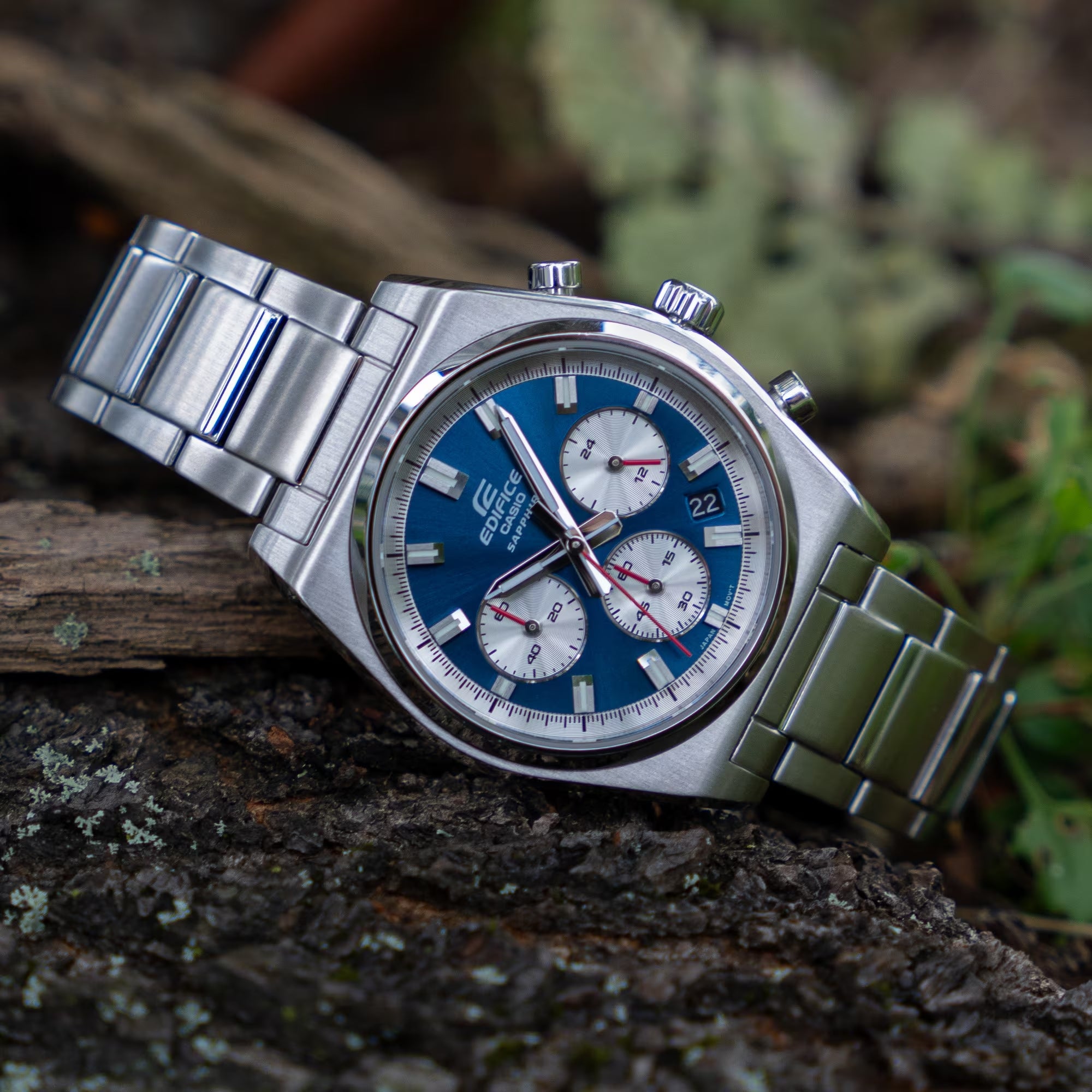 Orologio Casio EFB-730D-2AVUEF Edifice Cronografo Acciaio Blu