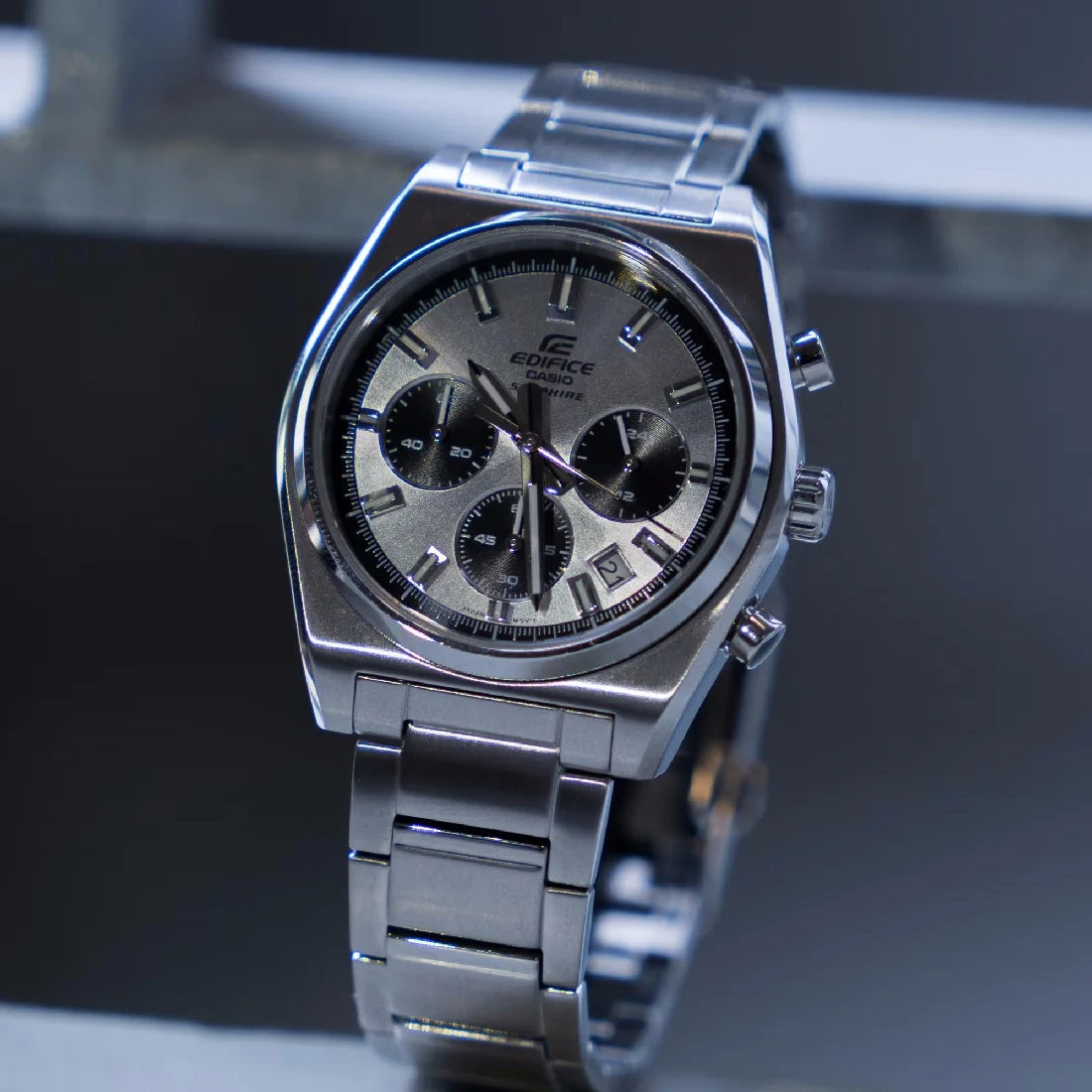 Orologio Casio EFB-730D-7AVUEF Edifice Cronografo Acciaio Bianco
