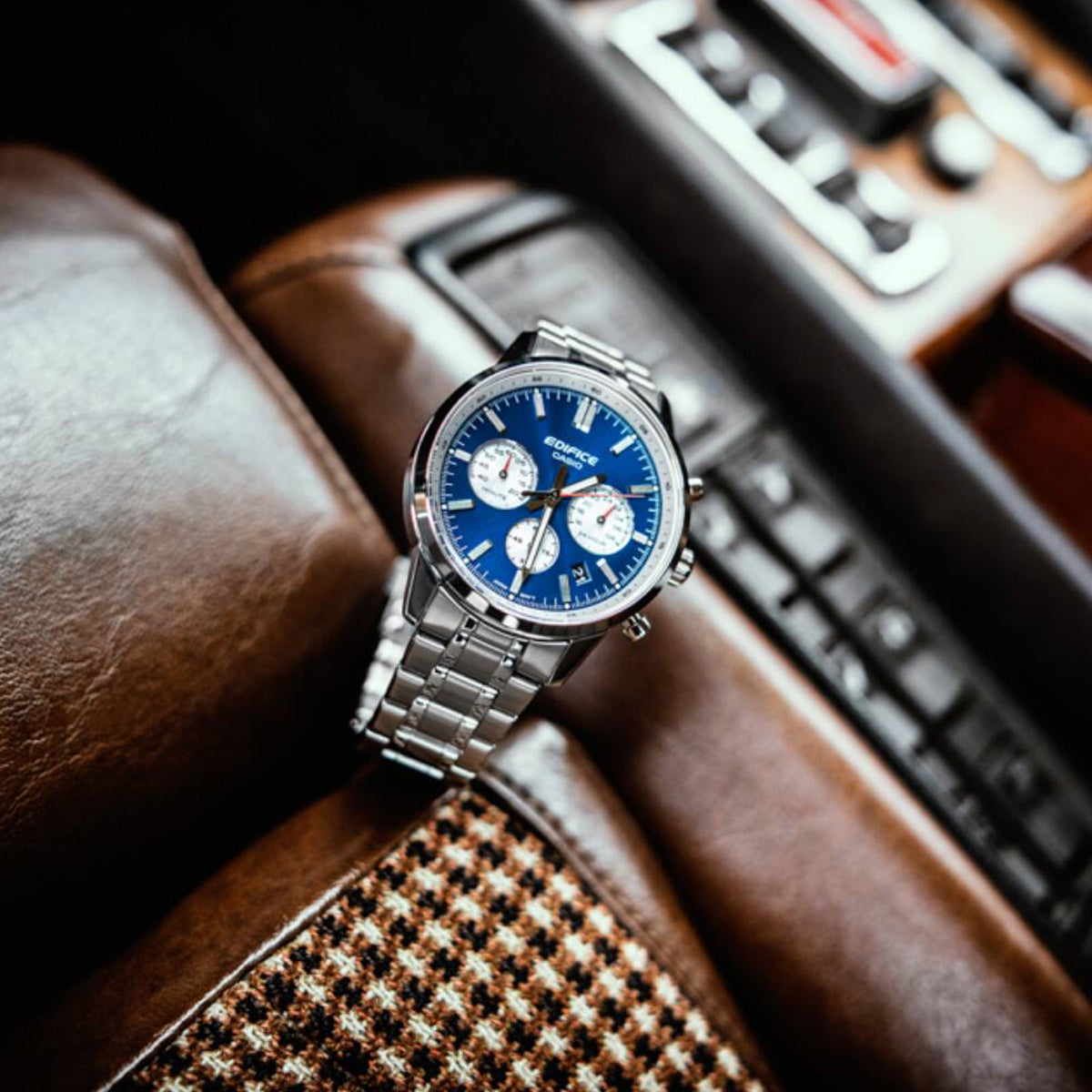 Orologio Casio EFR-575D-2AEF Edifice Cronografo Acciaio Blu